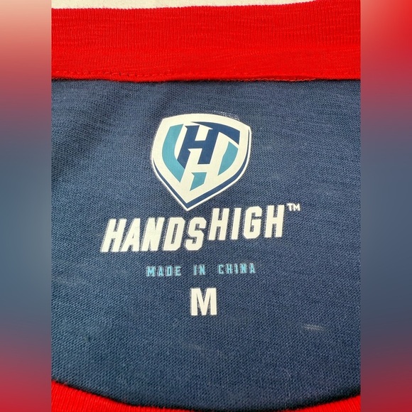 NWT New England Patriots Hands High Colorblock Top White Size Medium - Picture 4 of 9